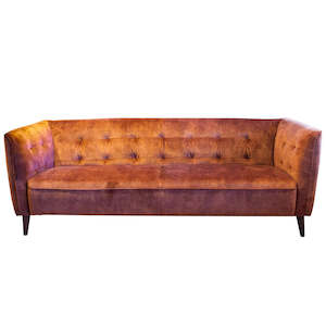 MARLEY 3 SEATER SOFA COPPER