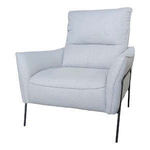 CLYDE CHAIR GREY TWILL