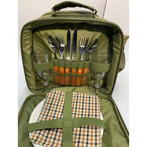 WAXED CANVAS 2 PERSON PICNIC BAG