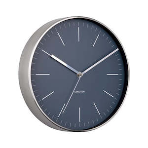 Furniture: MINIMAL CLOCK NIGHT BLUE