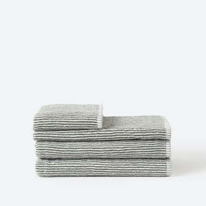 STRIPE COTTON TOWEL OLIVE