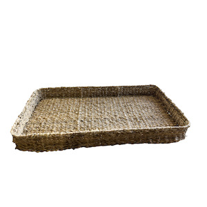 Furniture: SEAGRASS TRAY RECTANGLE SMALL