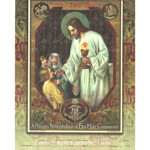 A Precious Remembrance of First Holy Communion Family Life Catholic Gifts