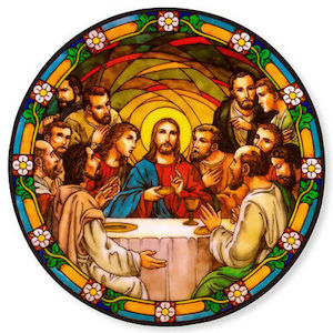 Gift: Suncatcher – Last Supper Family Life Catholic Gifts