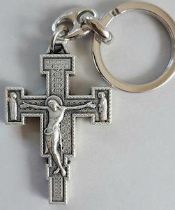 Icon Cross Keyring Family Life Catholic Gifts