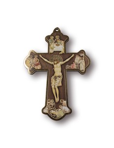 The Christ Cross – Wooden 13cm (Italian) Family Life Catholic Gifts