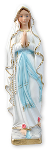 Our Lady of Lourdes – Plaster Statue 12inch/30cm Family Life Catholic Gifts