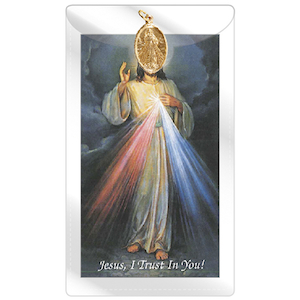 Our Lord of Divine Mercy – Holy Card/Medal Family Life Catholic Gifts