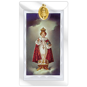 Little Infant of Prague with medal Family Life Catholic Gifts