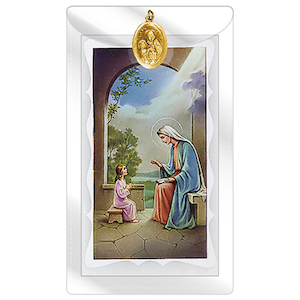 St Ann with medal Family Life Catholic Gifts