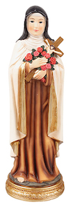 Statue, St Theresa of the Child Jesus – 12.5cm Family Life Catholic Gifts