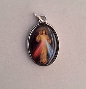 Divine Mercy – Coloured Medal Family Life Catholic Gifts