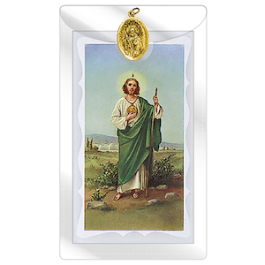 St Jude with medal Family Life Catholic Gifts