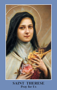 St Therese – Miraculous Prayer (Holy Card) Family Life Catholic Gifts