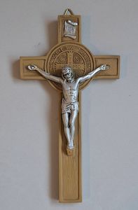 St Benedict Crucifix – Resin Family Life Catholic Gifts