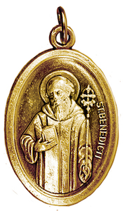 St Benedict Medal – Brass-Plated Family Life Catholic Gifts