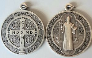 St Benedict medal – Large 3.5cm Family Life Catholic Gifts