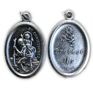 St Christopher • Pray for us Family Life Catholic Gifts