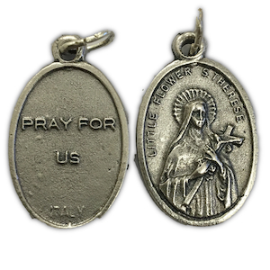 St Therese Medal • Pray for us Family Life Catholic Gifts