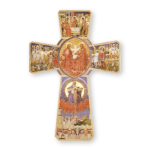 Confirmation Cross – Trinitarian Cross 14cm Family Life Catholic Gifts