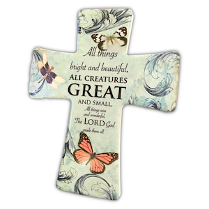 Gift: God’s Creation Prayer Cross Family Life Catholic Gifts