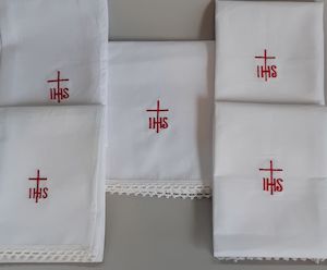 Altar Linens – Churchware, Five Piece set Family Life Catholic Gifts