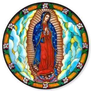 Our Lady of Guadalupe Suncatcher Family Life Catholic Gifts