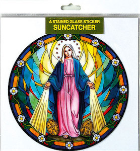 Our Lady of Grace Suncatcher Family Life Catholic Gifts