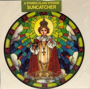 Infant of Prague Suncatcher Family Life Catholic Gifts