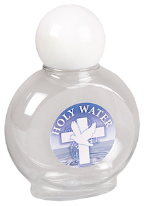 Holy Water Bottle – Cross with Dove Family Life Catholic Gifts