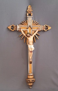 Ornate Crucifix – 65cm Family Life Catholic Gifts