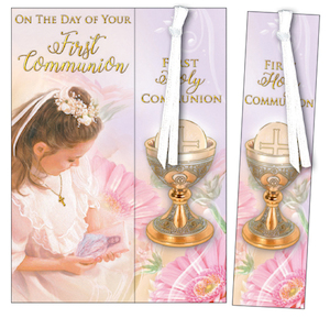 First Holy Communion – Girl (Bookmark) Family Life Catholic Gifts