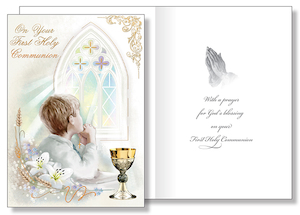 On Your First Holy Communion – Boy Family Life Catholic Gifts