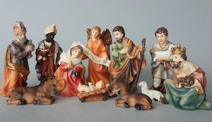 Nativity Set – 9cm ,11 pieces Family Life Catholic Gifts