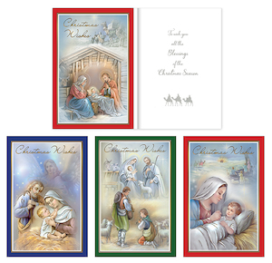 Christmas Wishes (Boxed Christmas Cards) Family Life Catholic Gifts