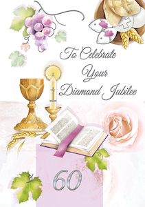 To Celebrate your Diamond Jubilee 60th (Religious Life) Family Life Catholic Gifts