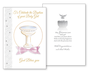 On Your Baptism – Baby Girl Family Life Catholic Gifts