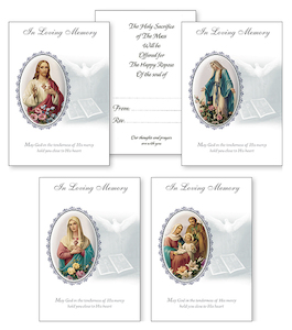 Mass Cards – Sympathy Family Life Catholic Gifts