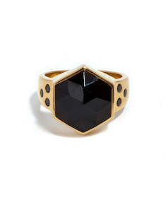 Onyx Gold Ring