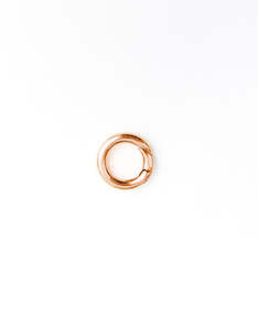 Rose Gold Round Spring Clasp