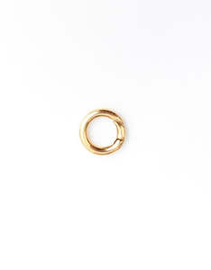 Yellow Gold Round Spring Clasp