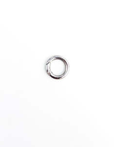 Silver Round Spring Clasp