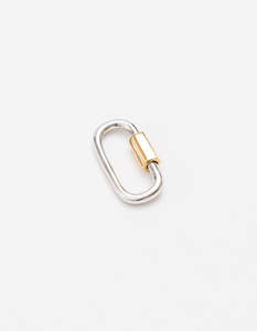 Jewellery: Carrier Lock Silver/Gold Lock