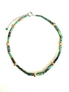 Mohave Turquoise & Silver Necklace