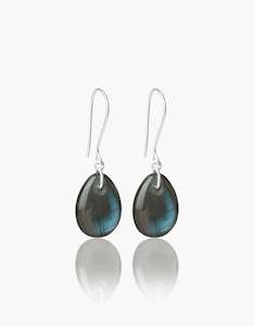 Labradorite Glimmer Silver Earrings