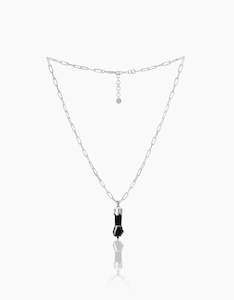 Jewellery: Figa Pendant Onyx Silver