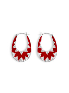 Scarlet & Blush Starly Silver Earrings