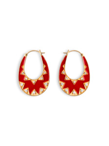 Scarlet & Blush Starly Gold Earrings