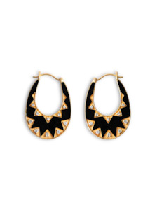 Noire & Nude Starly Gold Earrings