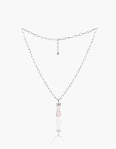 Figa Pendant Rose Quartz Silver